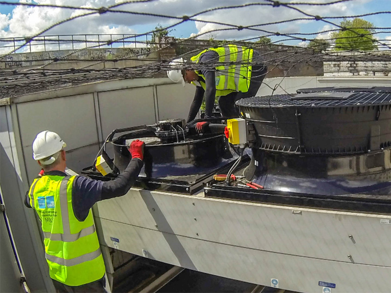 Condenser Retrofit for Mark and Spencers